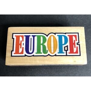 Sugarloaf Rubber Stamp Europe Travel Wood Mounted 2005